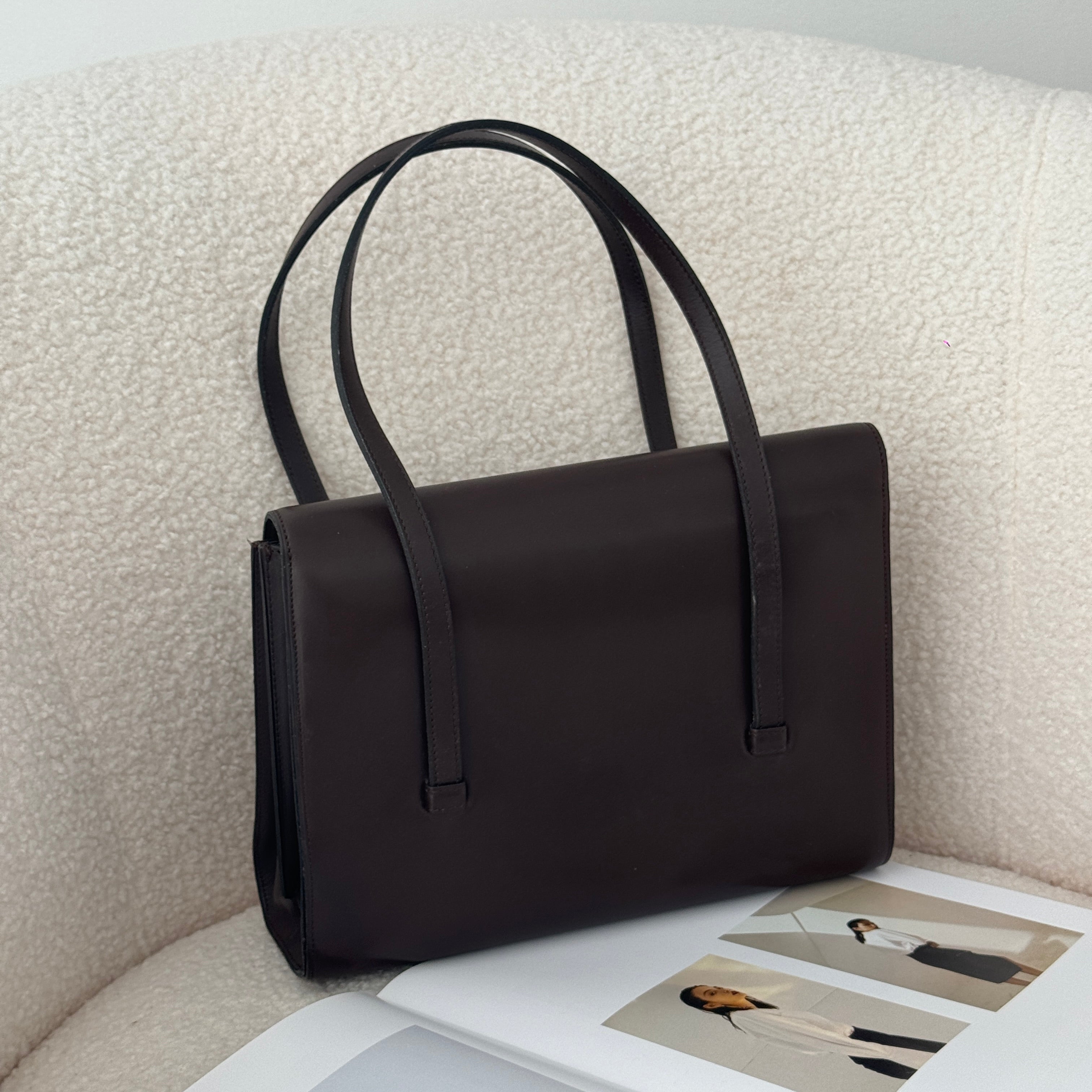 Dior Box Calf Shoulder Bag Vintage - Leluxe Vintage Sdn. Bhd.