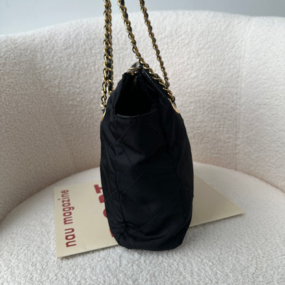 Prada Nylon Chain Shoulder Bag