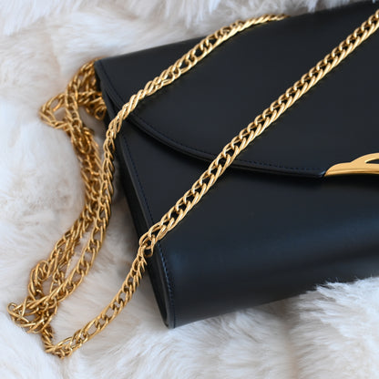 Cartier Sapphire Chain Shoulder Bag