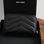 YSL Cassandre Matelasse Coin Card Wallet
