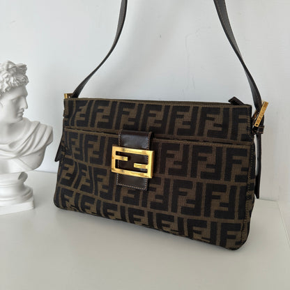 Fendi Zucca Monogram Shoulder Bag