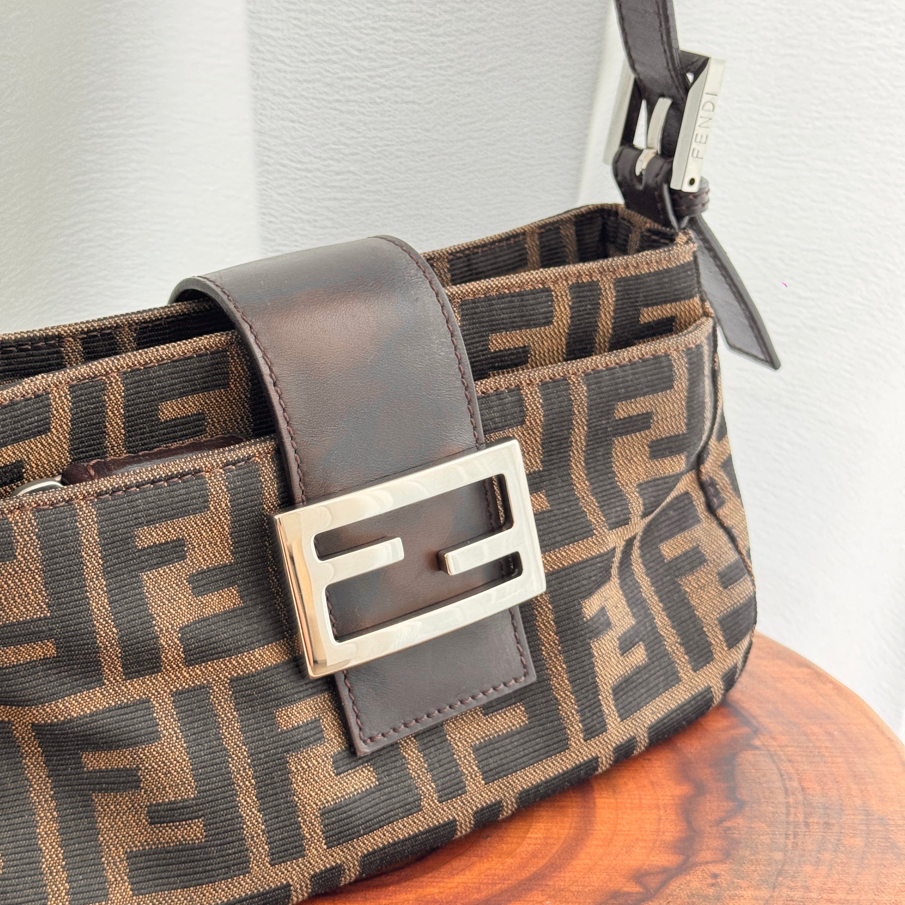 Fendi mini baguette vintage best sale