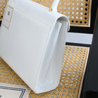 Givenchy Kelly White Calfskin