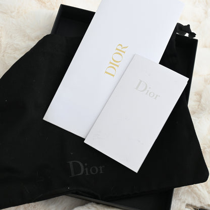 Dior Black Leather Small Pouch - Leluxe Vintage Sdn. Bhd.