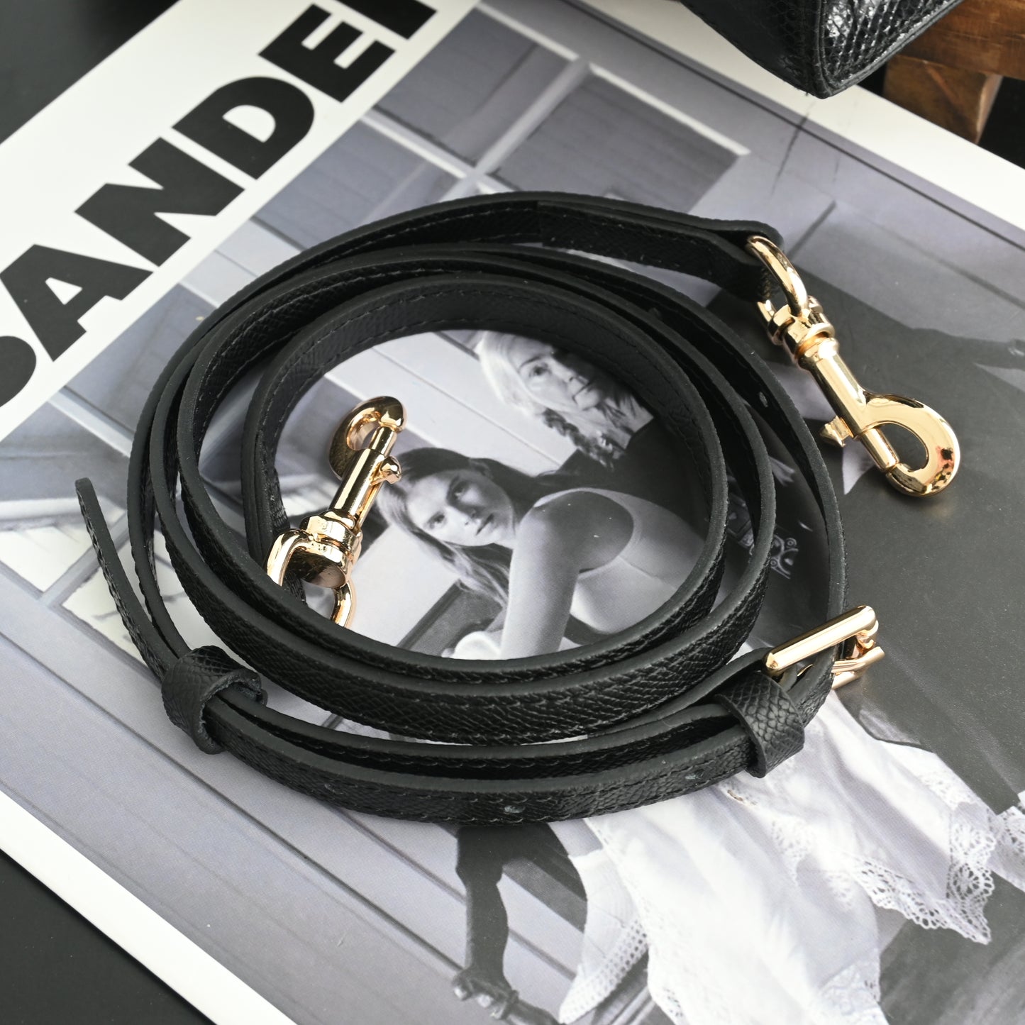 Salvatore Ferragamo Gancini Kelly Small in Embossed Lizard Leather