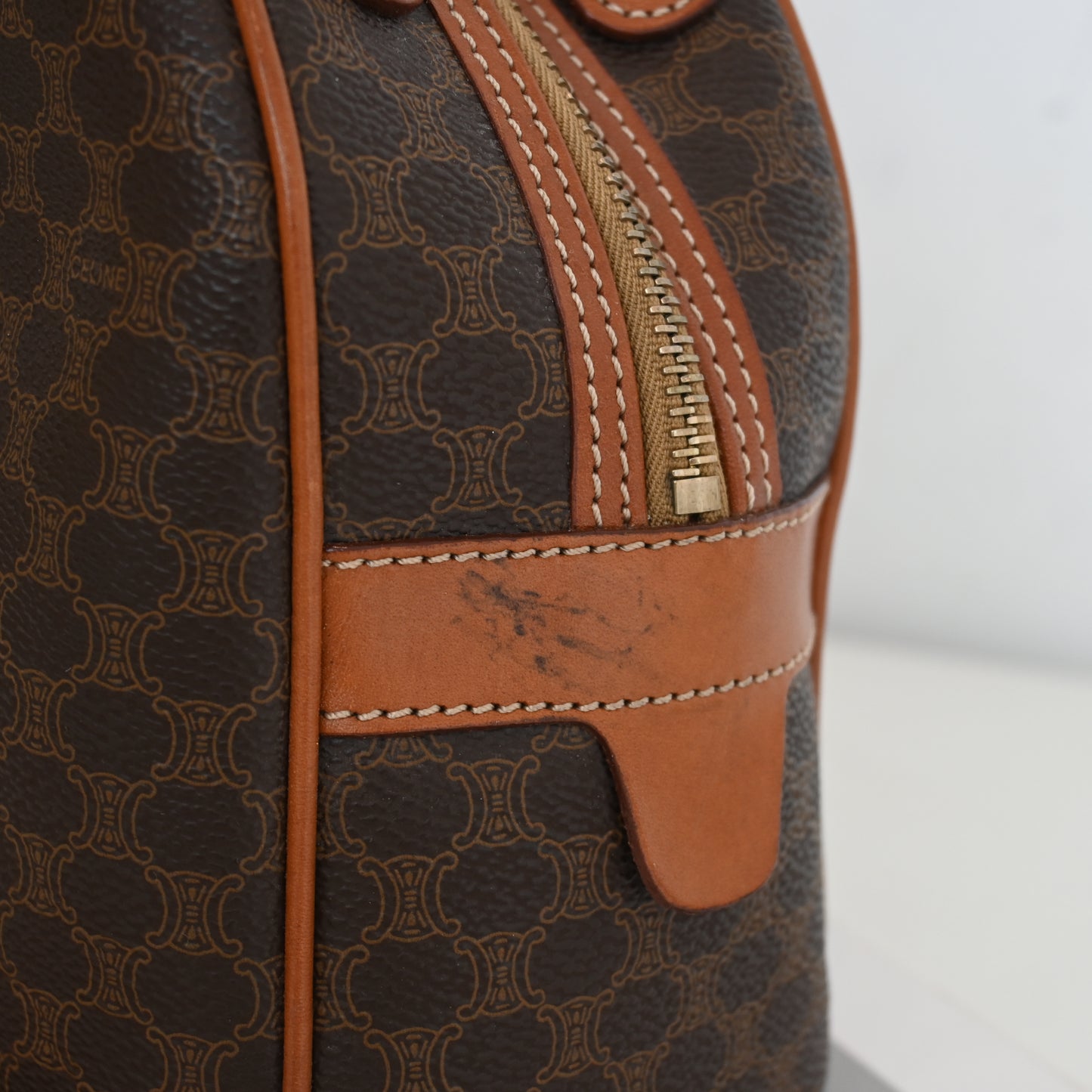 Celine Macadam Triomphe Dome Handbag