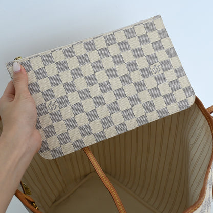 Louis Vuitton Neverfull MM Damier Azur with NFC