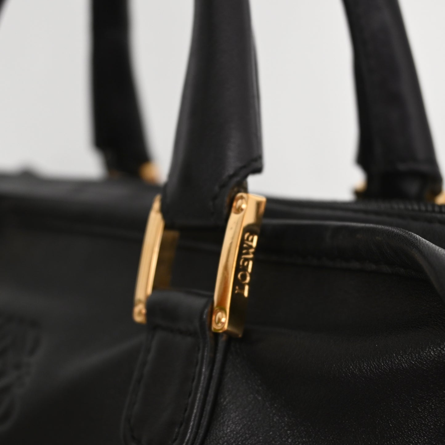 Loewe Amazona 27 Black Nappa Calfskin