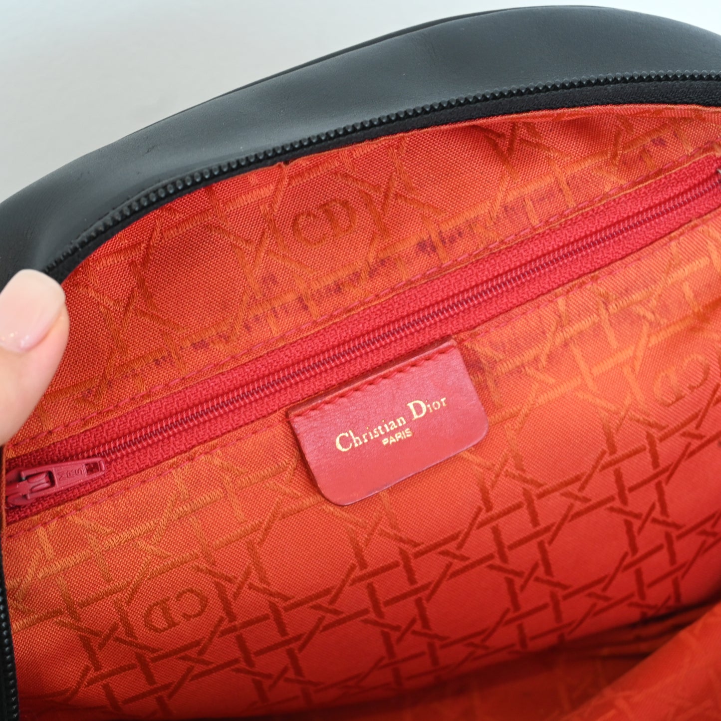 Christian Dior Bowling Bag with Dior Charm