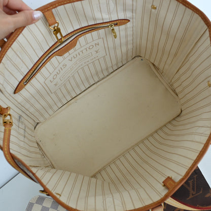 Louis Vuitton Neverfull MM Damier Azur with NFC