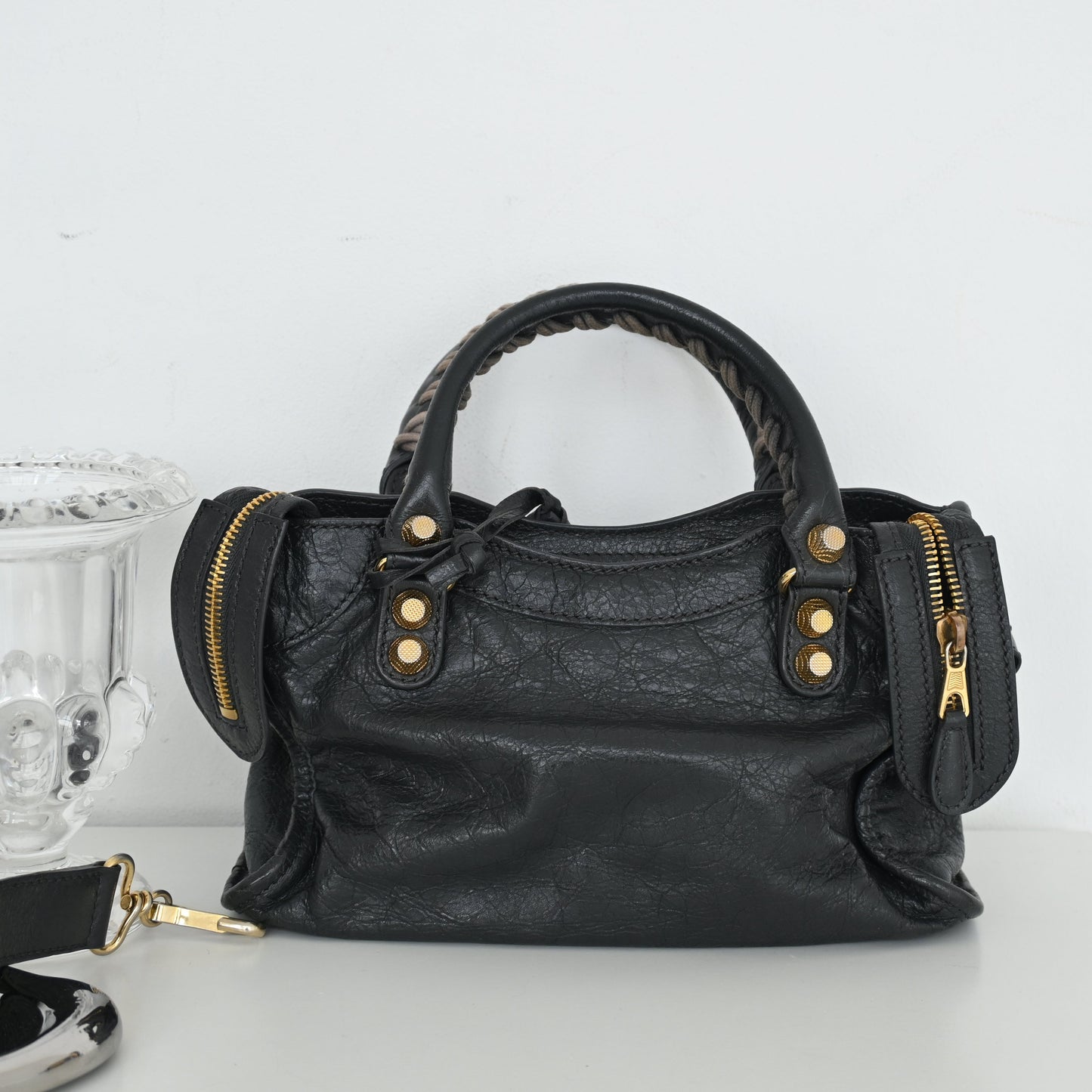 Balenciaga Mini City with GHW