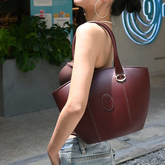 Must de Cartier Burgundy Tote