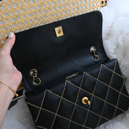 Chanel Wild Stitch Flap Chain Bag