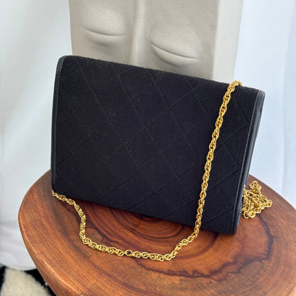 Chanel Matelasse Cotton Jersey Chain Bag