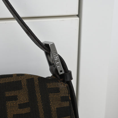 Fendi Zucca Mamma Baguette Shoulder Bag