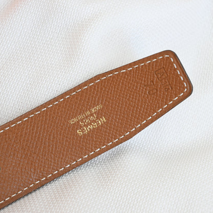 Vintage Hermès Reversible H Belt □A stamp: 1997