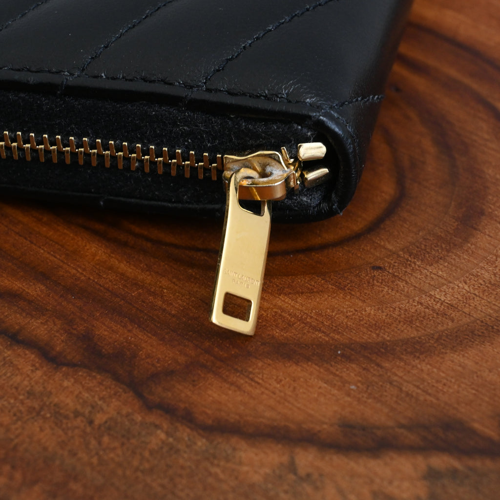YSL Cassandre Matelasse Coin Card Wallet