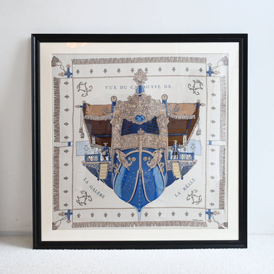 Hermès 'Vue du Carosse de la Galère la Réale' Silk Scarf