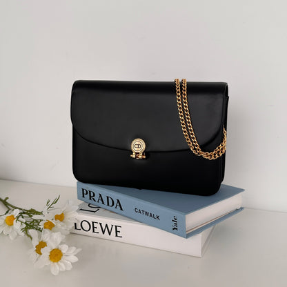 Christian Dior Chain Flap Bag Vintage - Leluxe Vintage Sdn. Bhd.