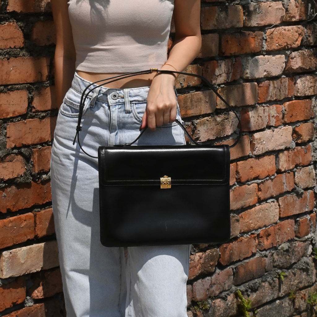 Loewe Anagram Document Bag - Leluxe Vintage Sdn. Bhd.