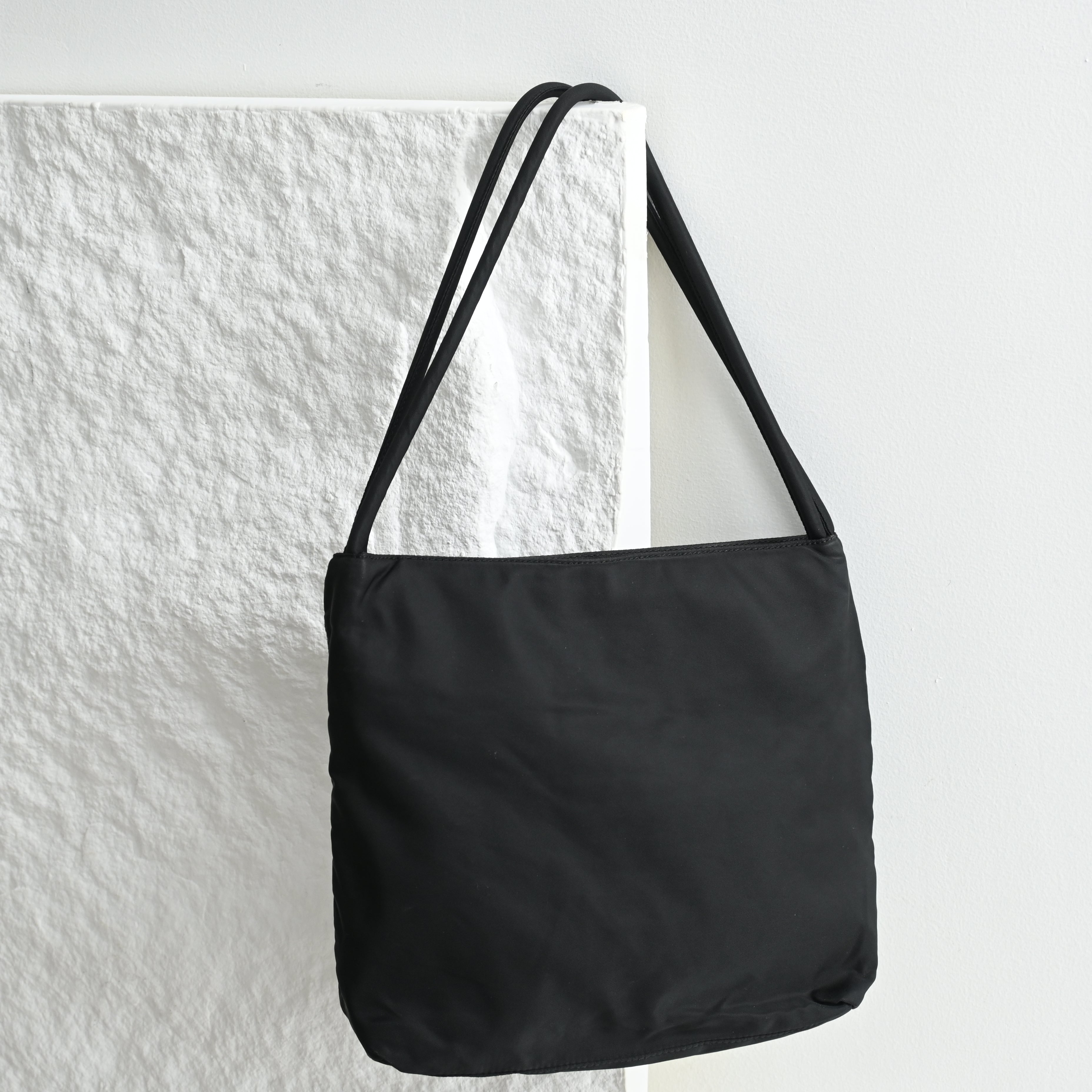 Prada Small Nylon Tote Black - Leluxe Vintage Sdn. Bhd.