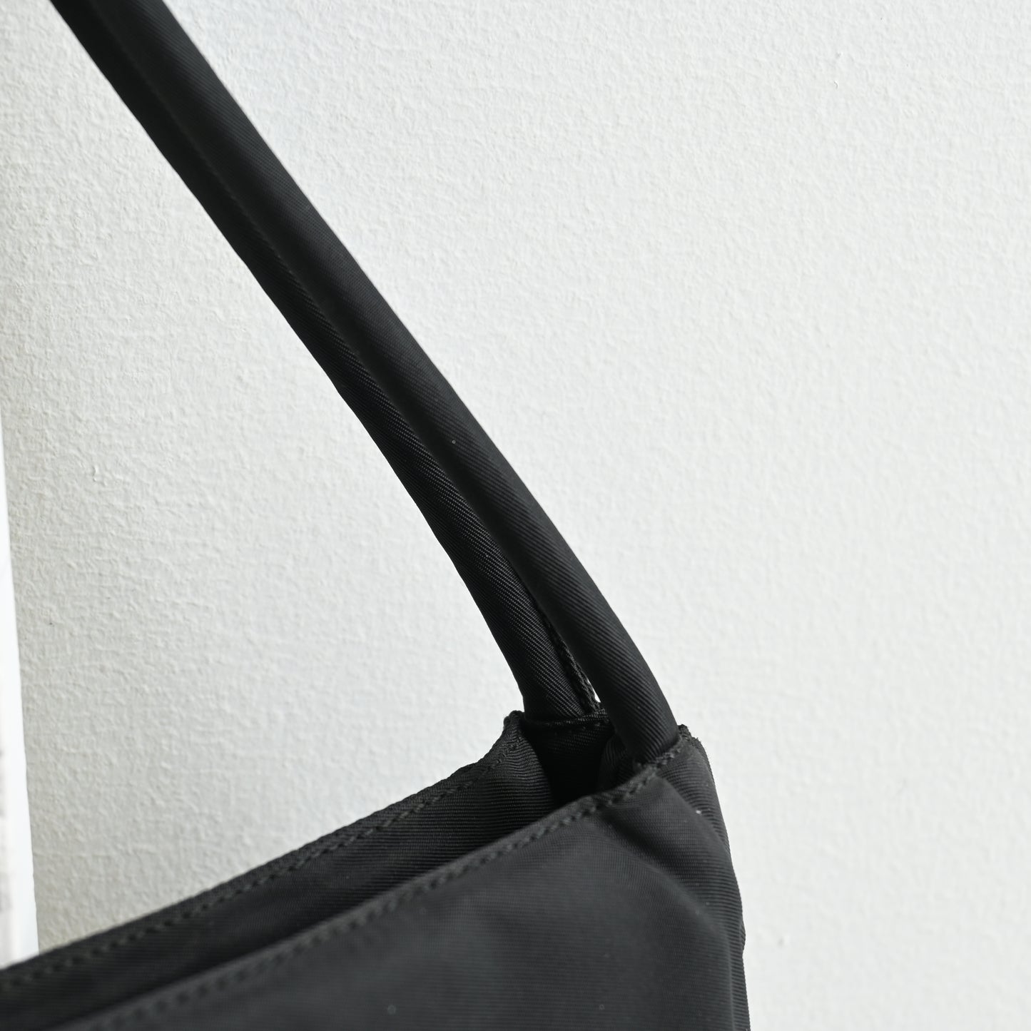 Prada Small Nylon Tote Black
