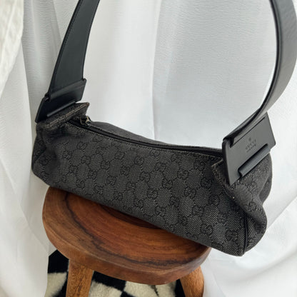 Gucci Black Baguette Bag