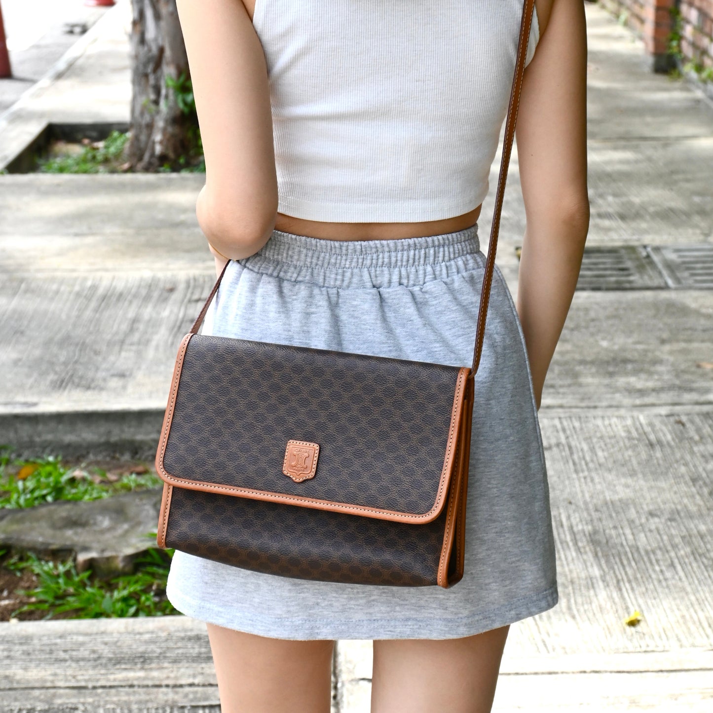 Celine Macadam Crossbody Bag