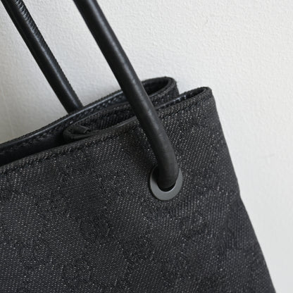 Gucci GG Black Canvas Tote