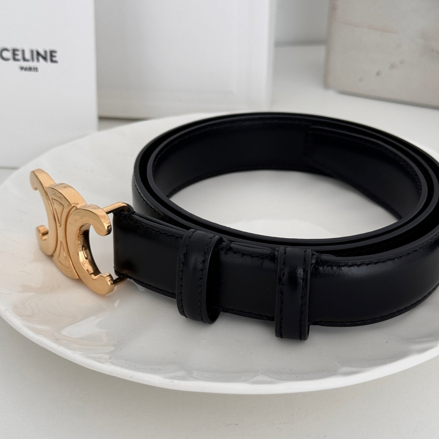 Celine Medium Triomphe Belt