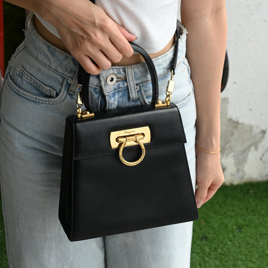 Salvatore Ferragamo Small Gancini Kelly