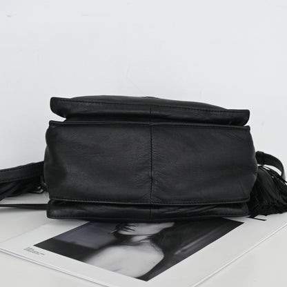 Loewe Flamenco Tassel Small Drawstring Bag