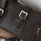 Loewe Senda Brown Leather Handbag