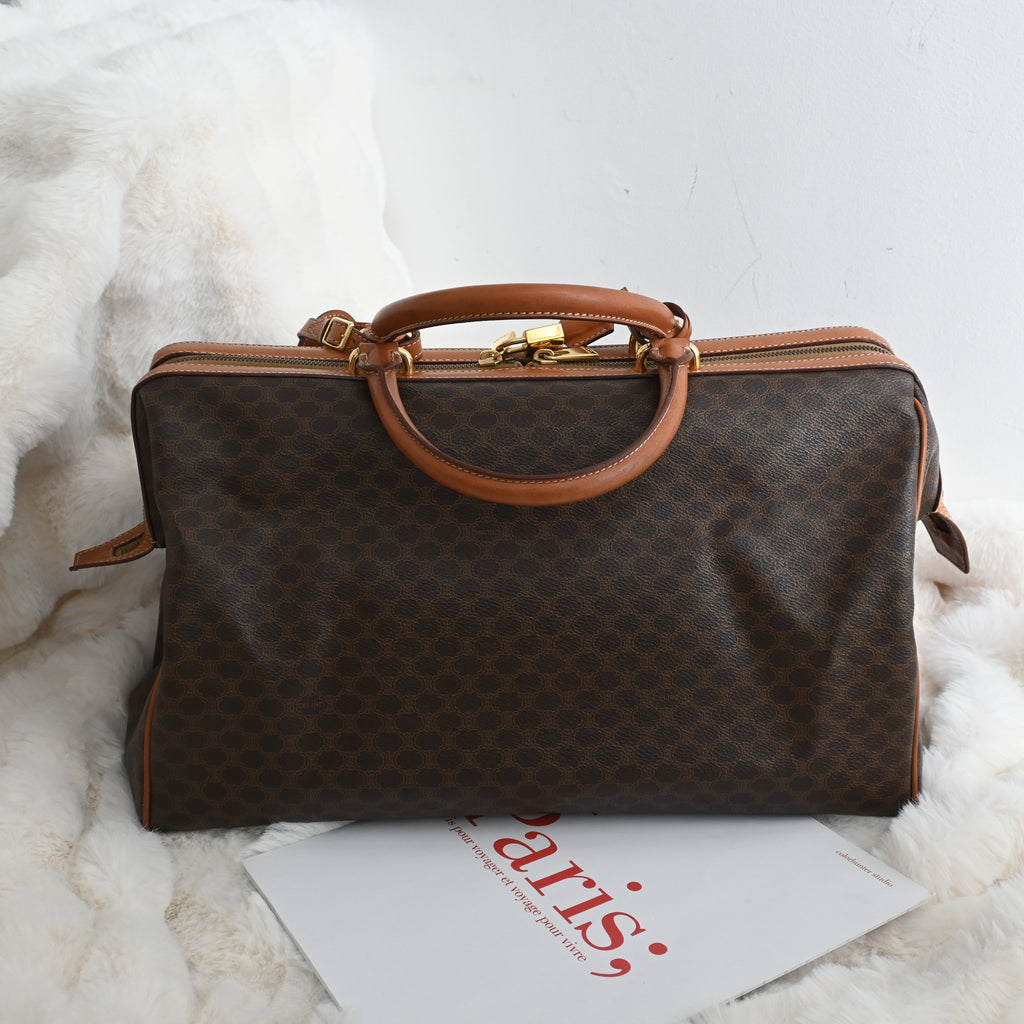 Celine Macadam Monogram Doctor Duffle Bag