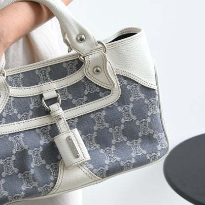 Celine Macadam Denim Boogie Tote