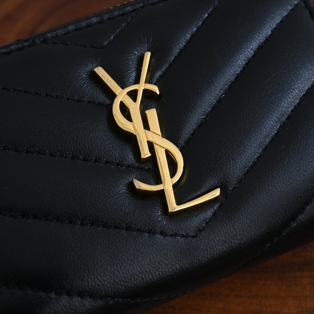 YSL Cassandre Matelasse Coin Card Wallet