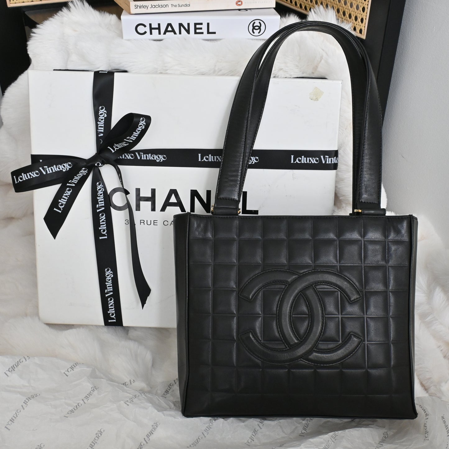 Chanel Chocolate Bar Small Tote