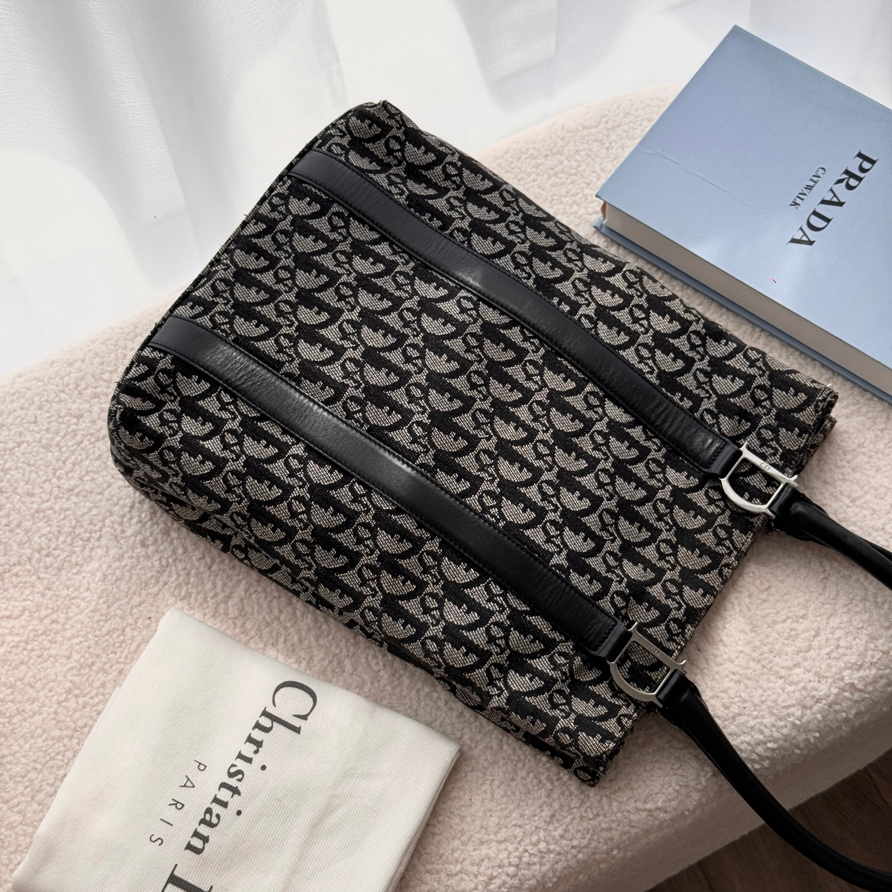 Dior Monogram Trotter Tote - Leluxe Vintage Sdn. Bhd.