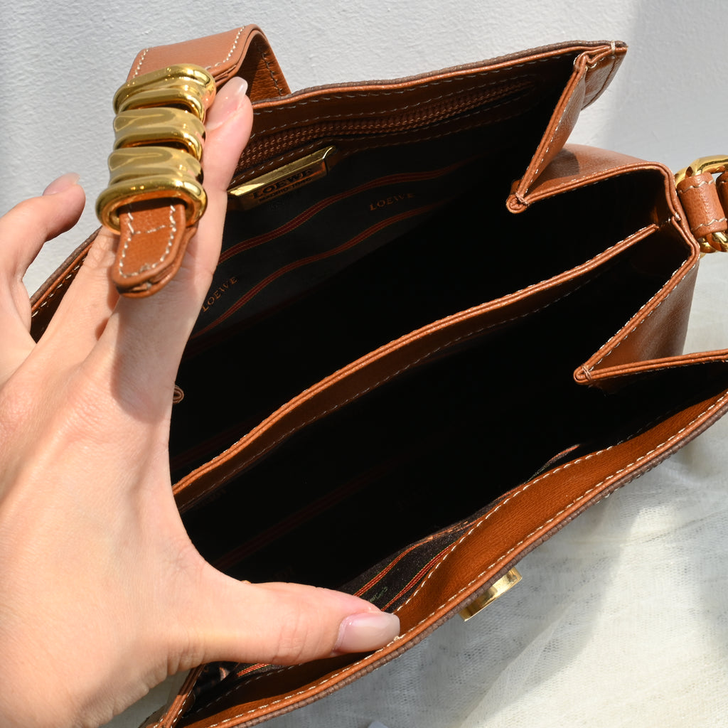 Loewe Velasquez Twist Crossbody Bag - Leluxe Vintage Sdn. Bhd.