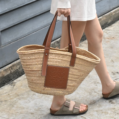Loewe Basket Raffia Bag Medium