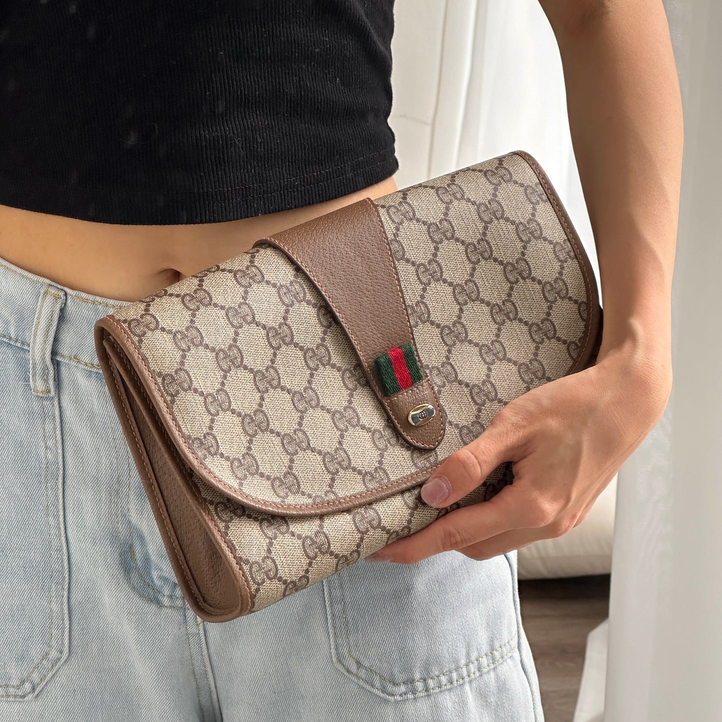 Gucci Vintage Clutch in Monogram