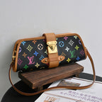 Louis Vuitton x Takashi Murakami Black Multicolour Shirley - Leluxe Vintage Sdn. Bhd.
