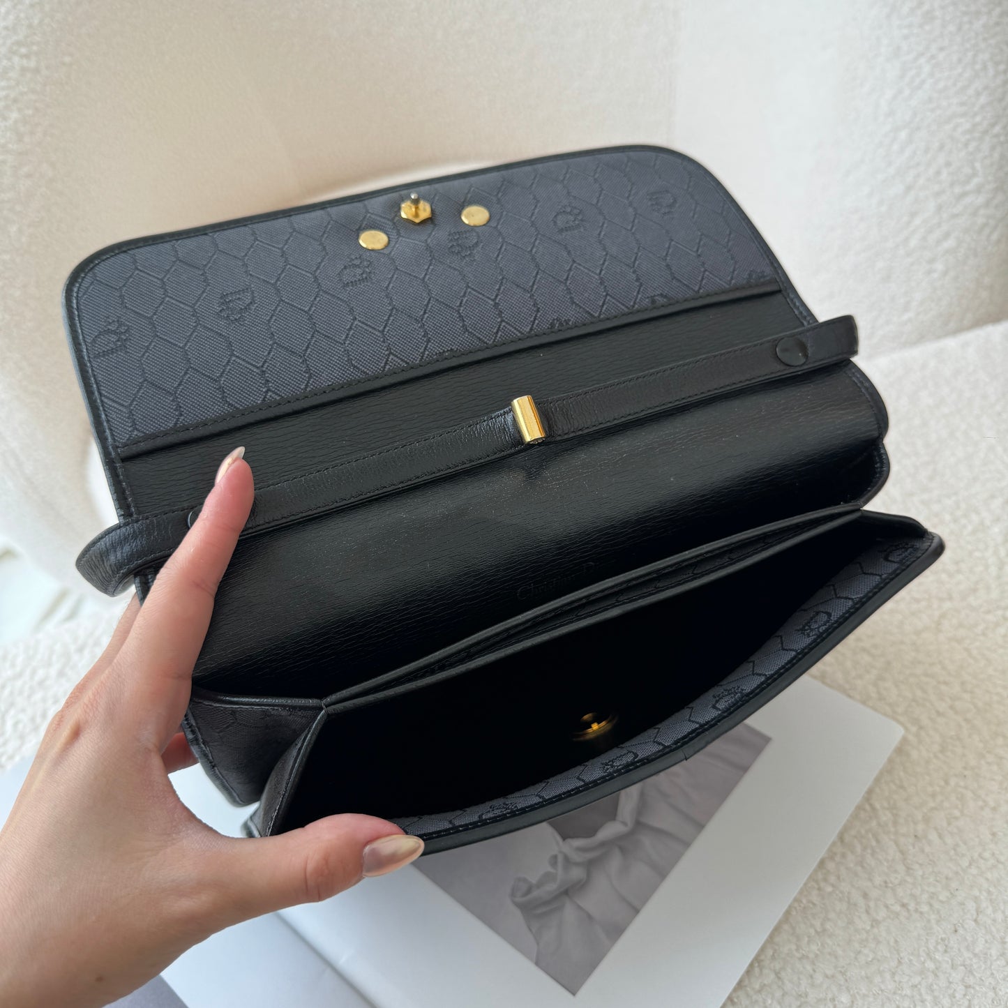 Dior CD Black Shoulder Bag