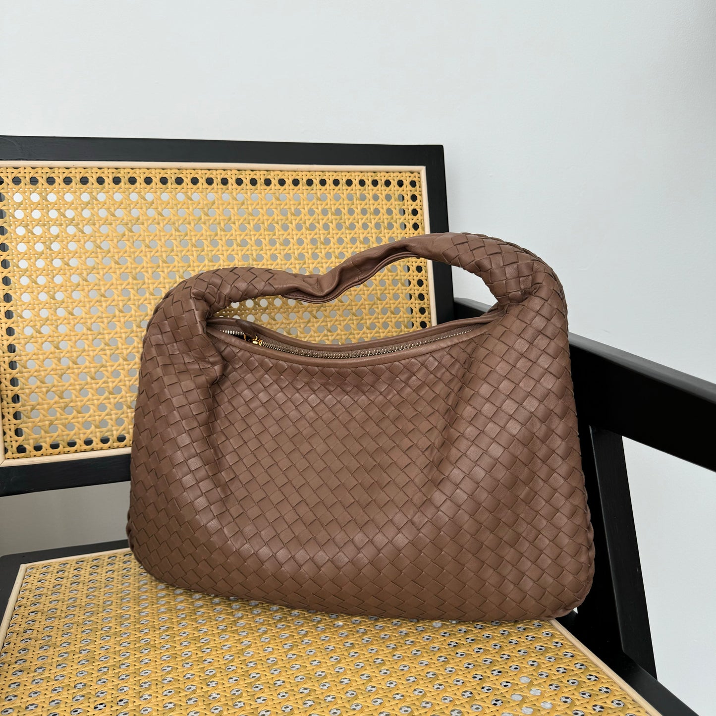 Bottega Veneta Mocha Brown Hobo Bag Small - Leluxe Vintage Sdn. Bhd.