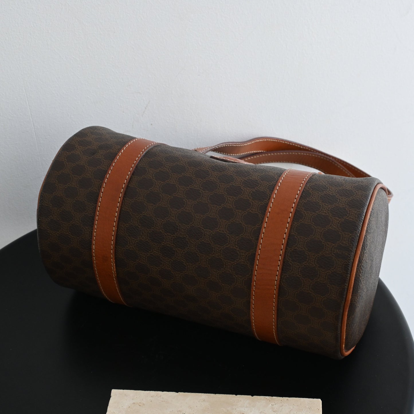 Celine Macadam Barrel-Shaped Bag