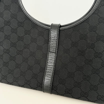 Gucci Jackie Black Canvas