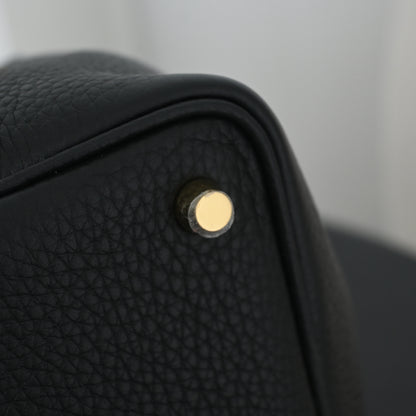 Hermes Picotin Lock 18 Noir GHW