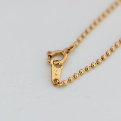 Mikimoto Pearl Necklace 18K Yellow Gold