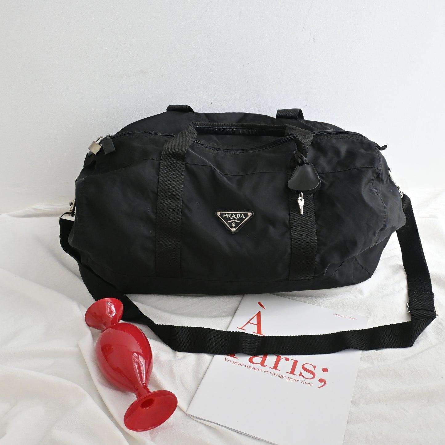 Prada Nylon Duffle Bag 50 vintage