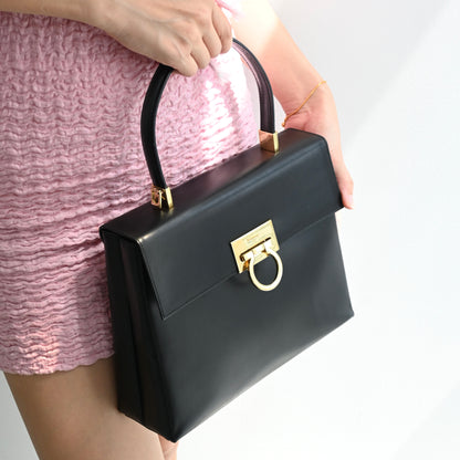 Salvatore Ferragamo Gancini Top Handle Bag